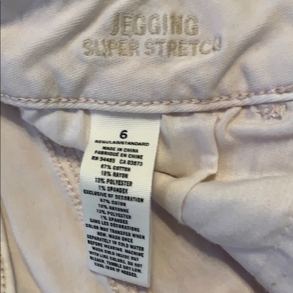 American Eagle Super Stretch Jegging Sz 6 - Picture 3 of 4